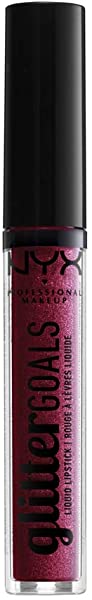 NYX PROFESSIONAL MAKEUP Glitter Goals Liquid Lipstick, Bloodstone