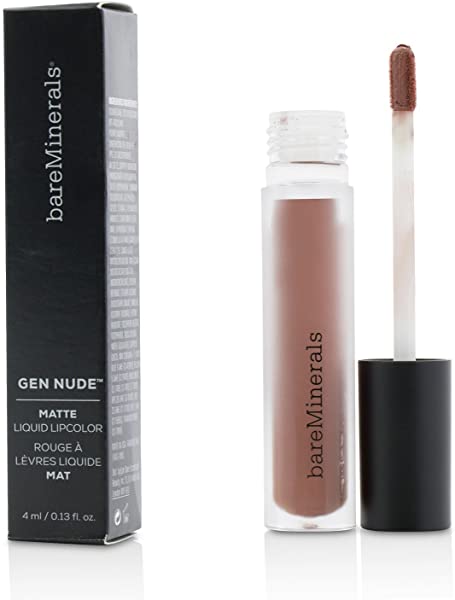 bareMinerals Gen Nude Matte Liquid Lipcolor Boss, 0.13 Ounce, Multi (81712)